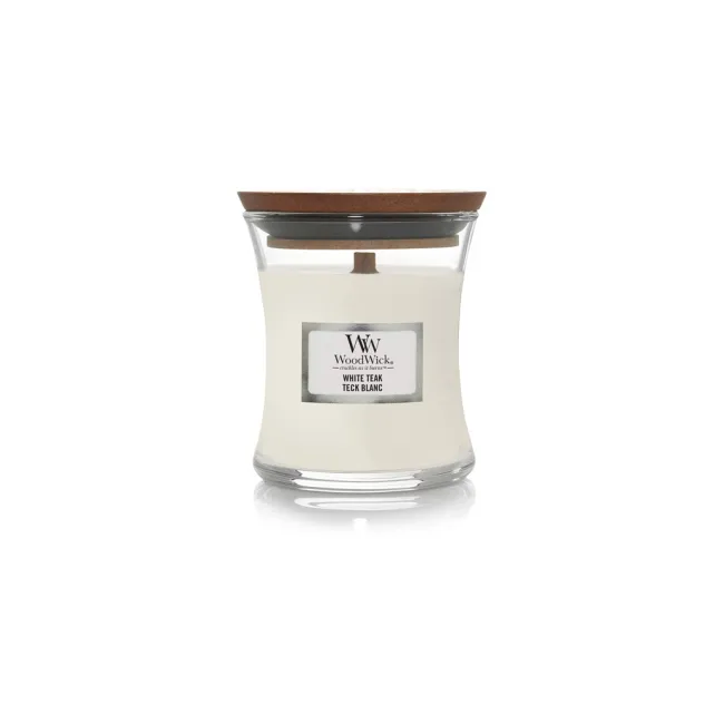 Woodwick White Teak váza malá